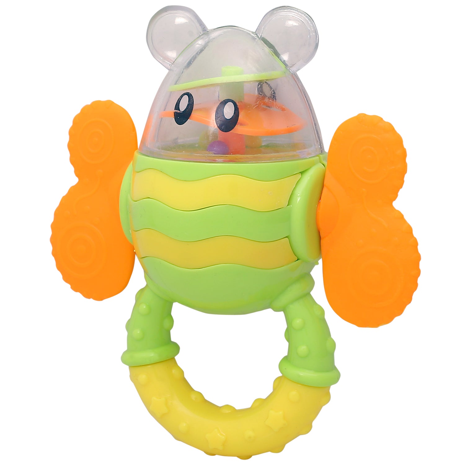 Butterfly Multicolour Rattle Teether - Baby Moo