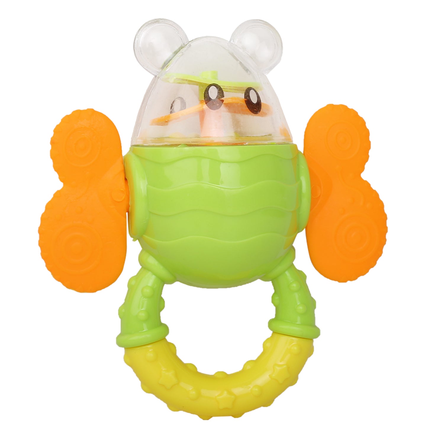Butterfly Multicolour Rattle Teether - Baby Moo