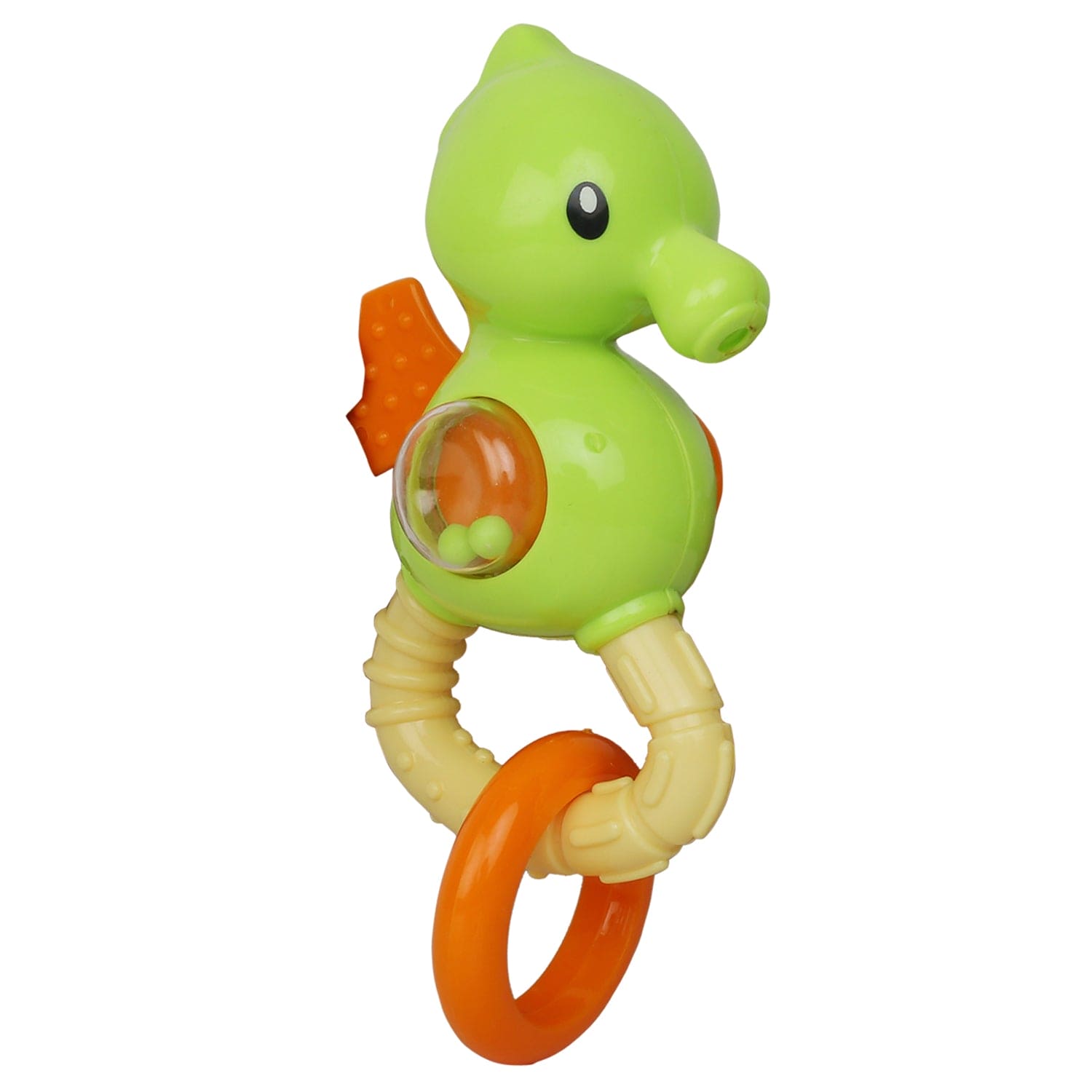 Seahorse Green Rattle Toy - Baby Moo