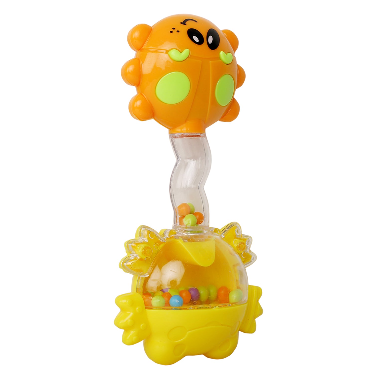 Fun-filled Multicolour Rattle Toy - Baby Moo