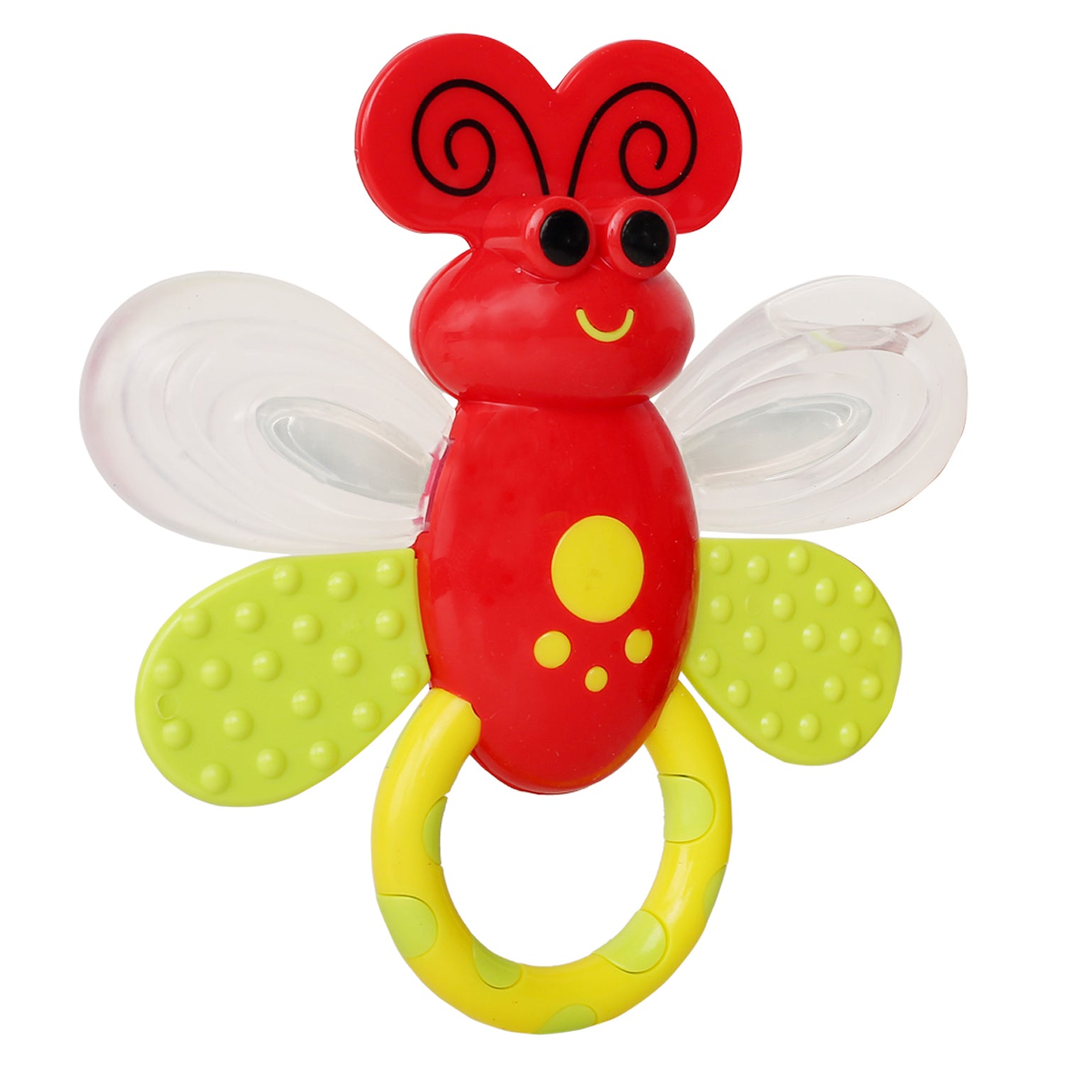 Butterfly Red Rattle Toy - Baby Moo