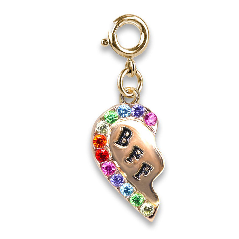 Charmit Gold Bff Broken Heart Charm - Gold - Baby Moo