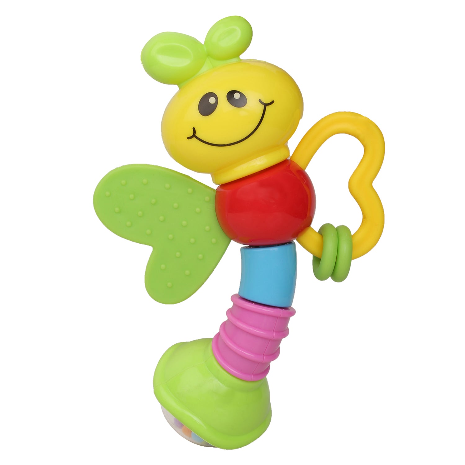 Butterfly Multicolour Rattle Toy - Baby Moo