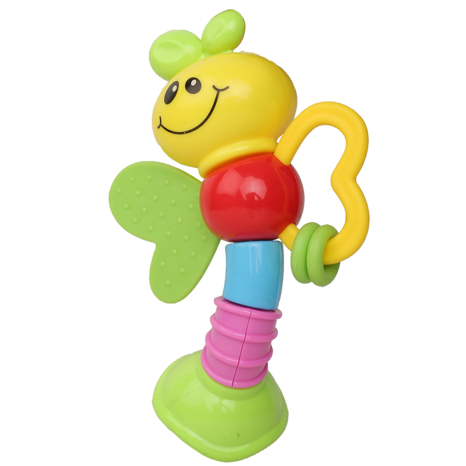 Butterfly Multicolour Rattle Toy - Baby Moo