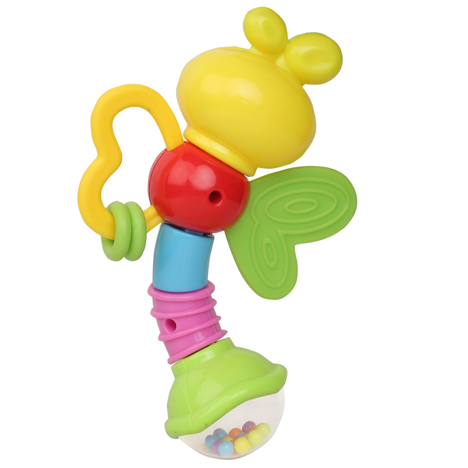 Butterfly Multicolour Rattle Toy - Baby Moo