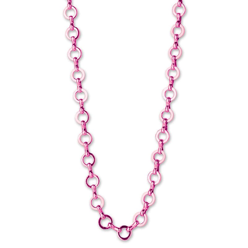 Charmit Metal Chain Necklace - Pink