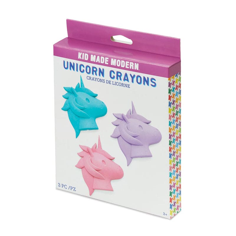 Kid Made Modern Unicorn Crayons Set of 3 - Multicolour