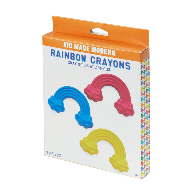 Kid Made Modern Rainbow Crayons Set of 3 - Multicolour