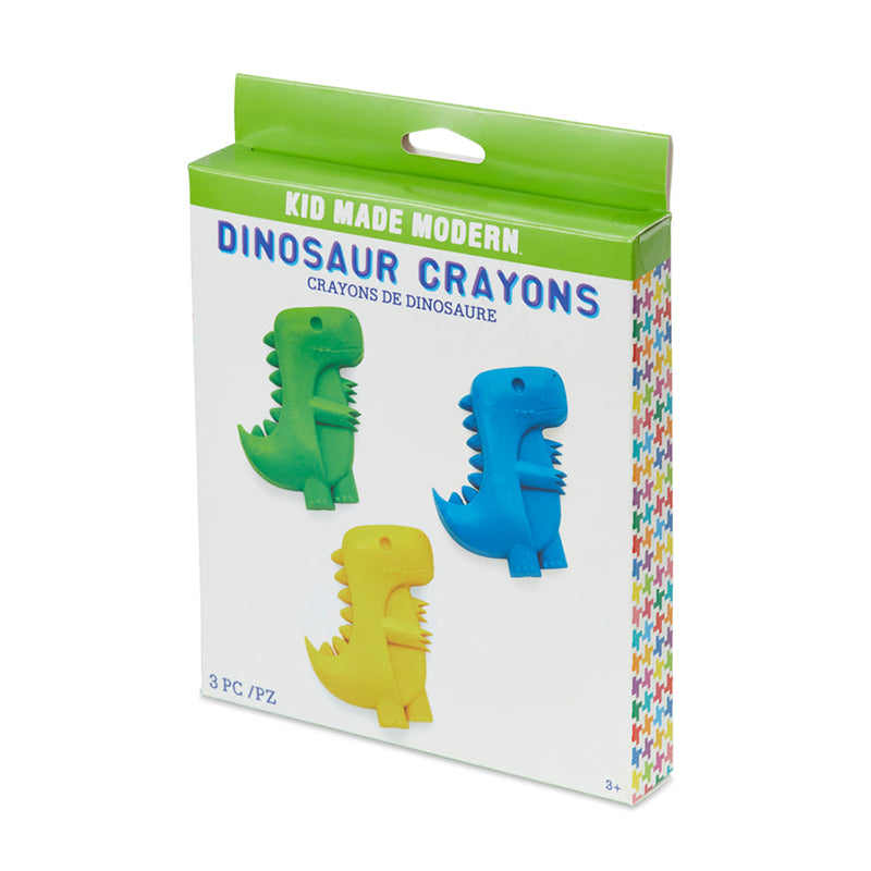 Kid Made Modern Dino Crayons Set of 3 - Multicolour