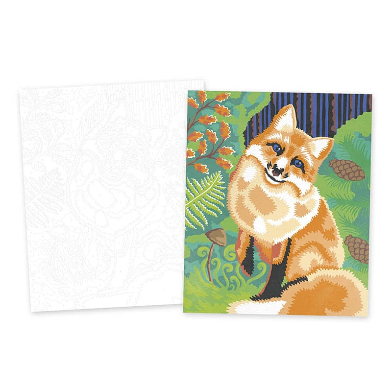 Janod Paint By Numbers Forest Animals - Multicolour - Baby Moo
