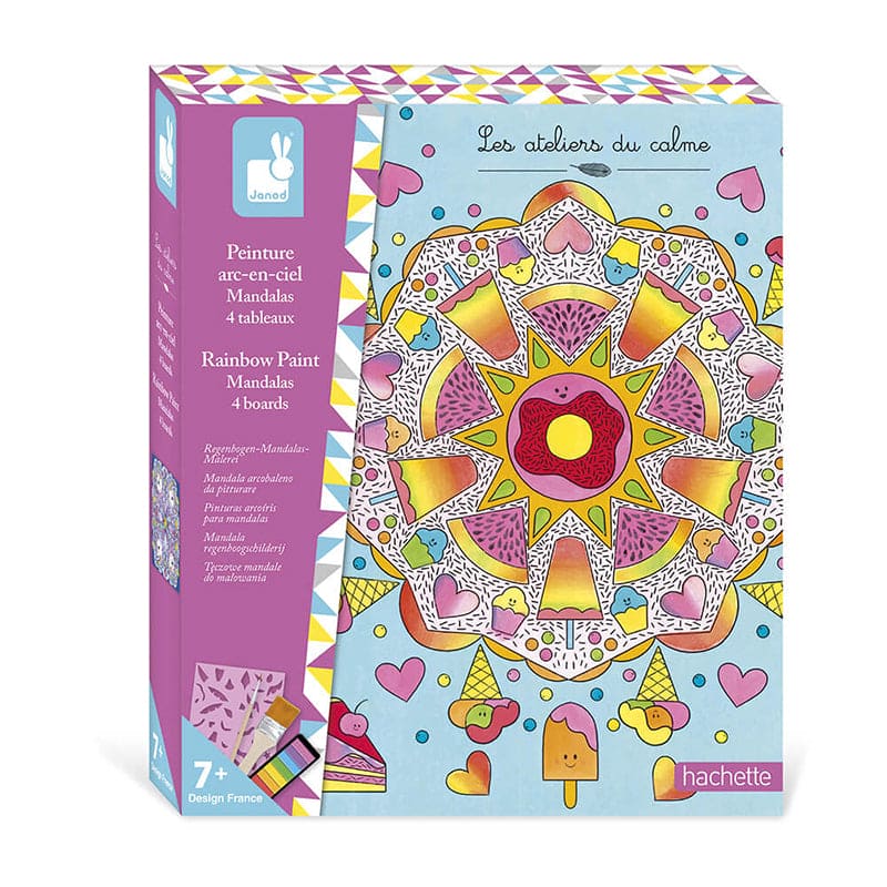 Janod Rainbow Painting Mandalas - Multicolour
