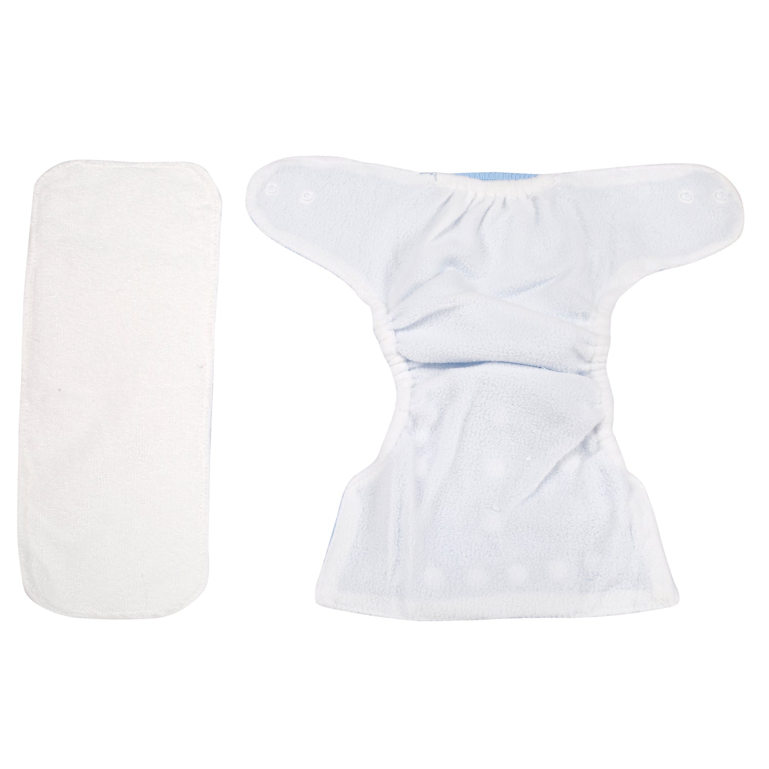 Plain Blue Reusable Diaper - Baby Moo