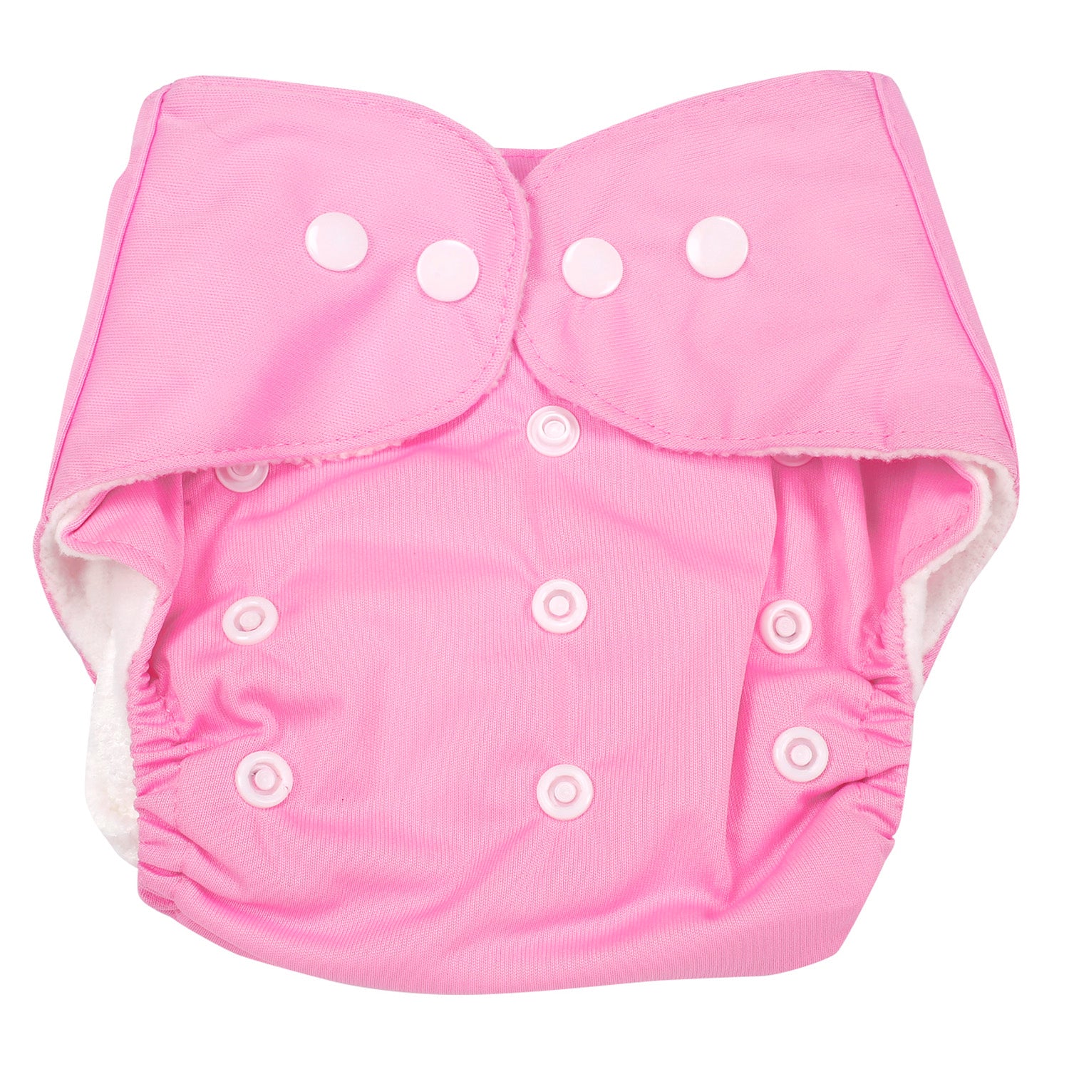 Plain Pink Reusable Diaper - Baby Moo