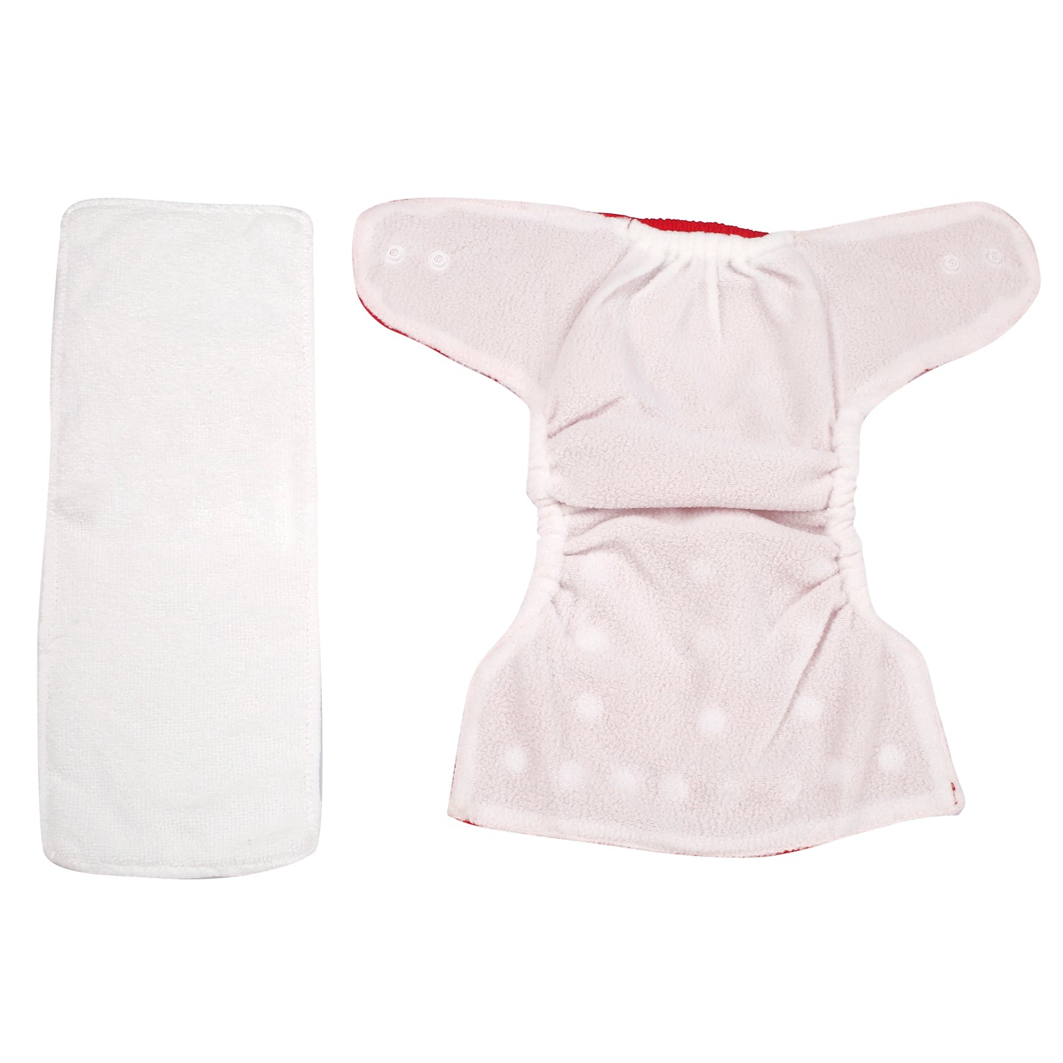 Plain Red Reusable Diaper - Baby Moo