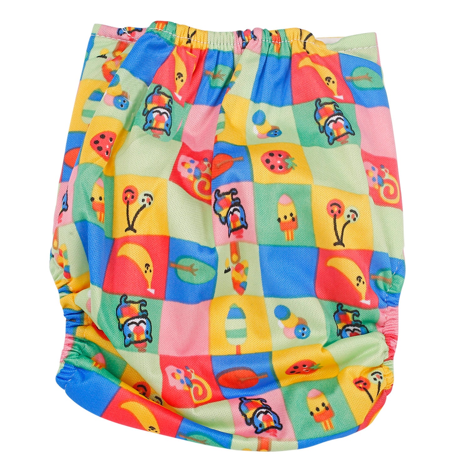 Printed Multicolour Reusable Diaper - Baby Moo