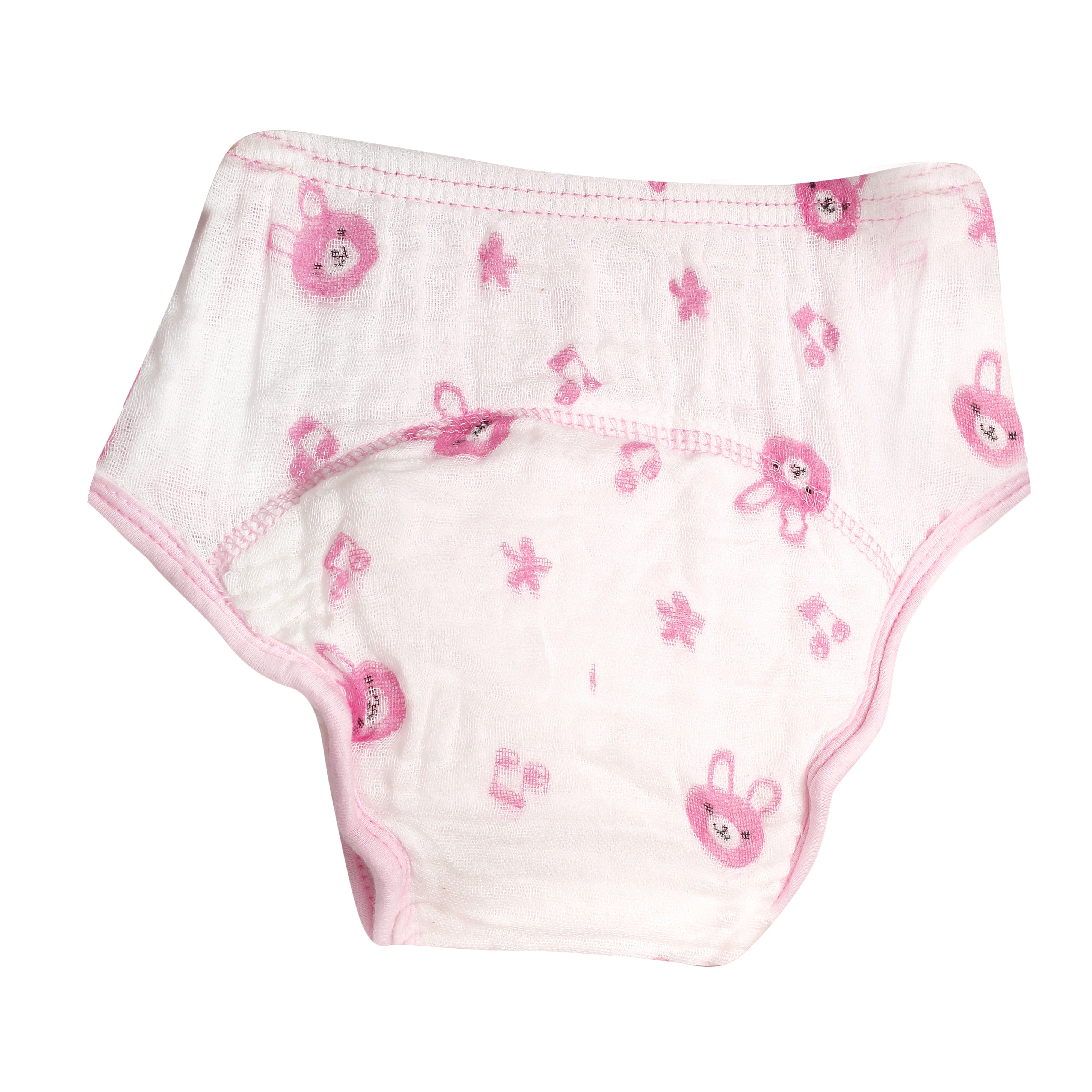 Adjustable & Washable Cloth Diaper Panty 2 Pk Royal Rabbit Multicolour - Baby Moo