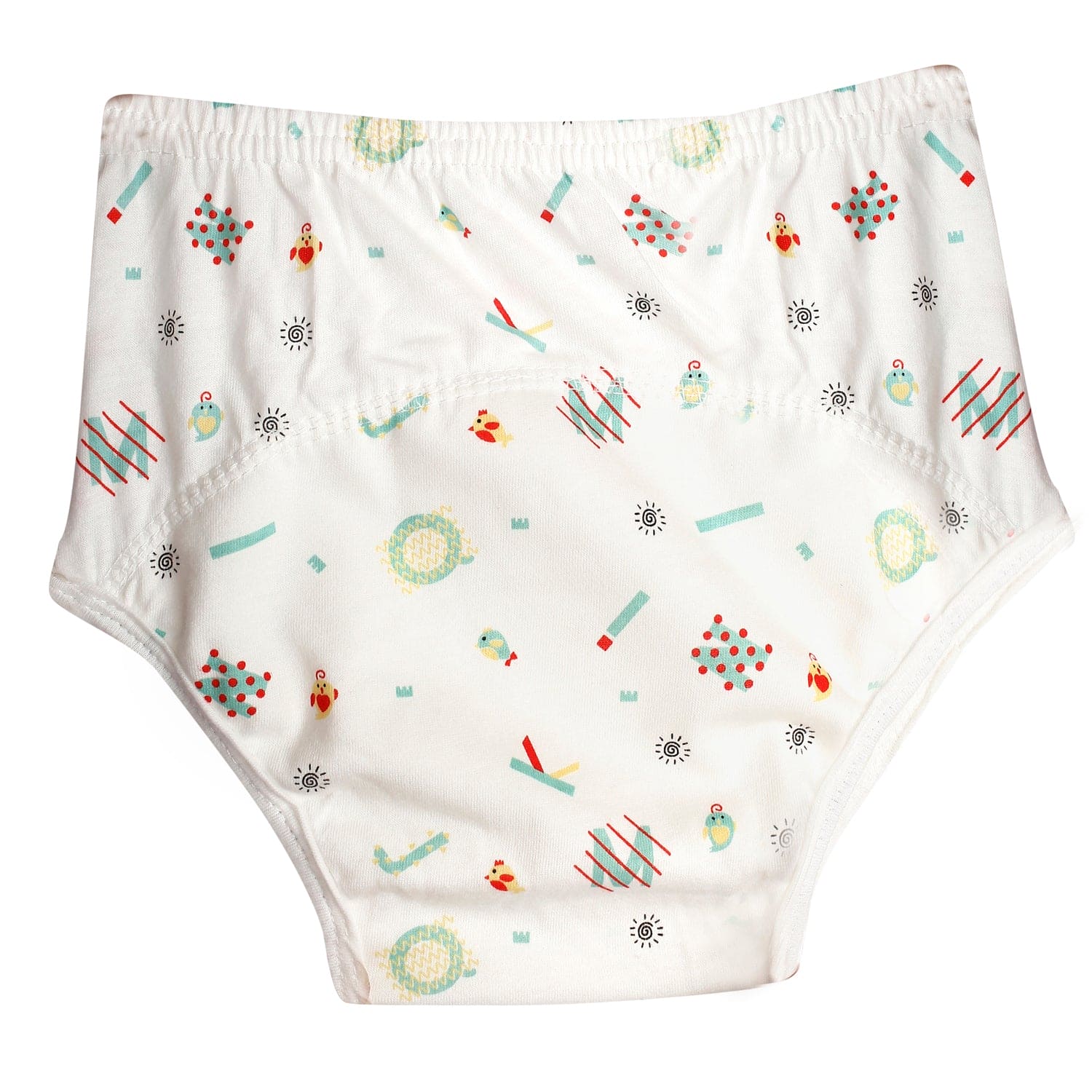 Adjustable & Washable Cloth Diaper Panty 2 Pk Abstract Multicolour - Baby Moo