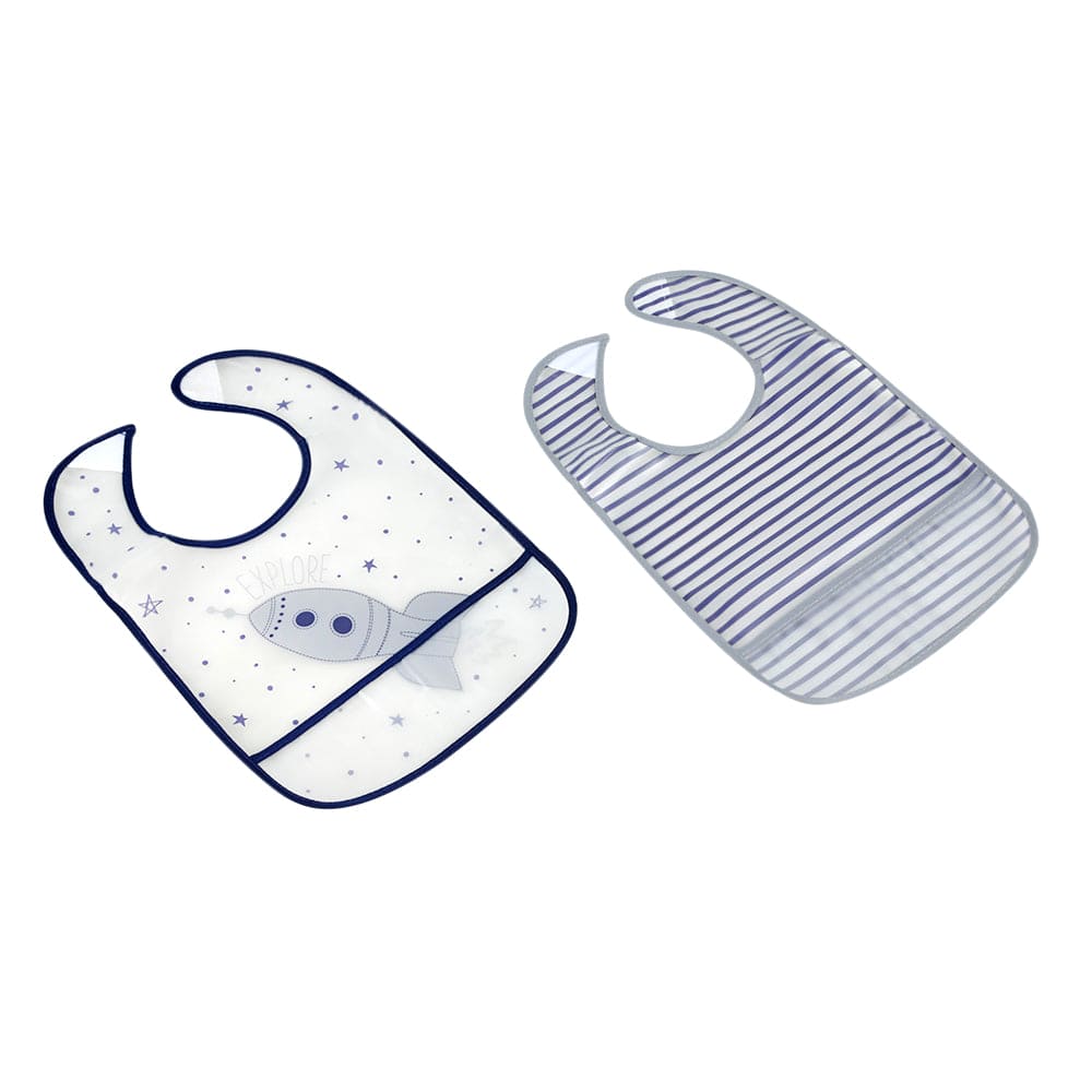 Galaxy Blue 5 Pk Bibs