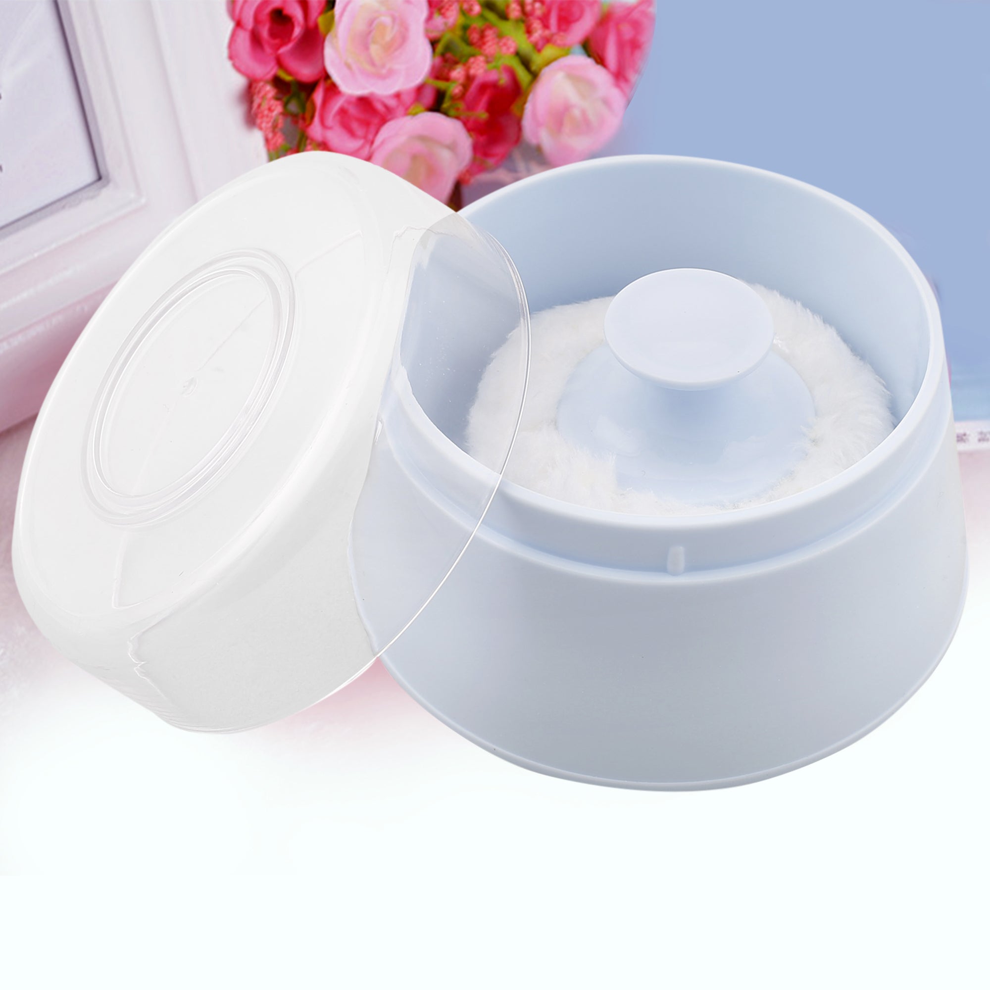 Premium Blue Powder Puff - Baby Moo