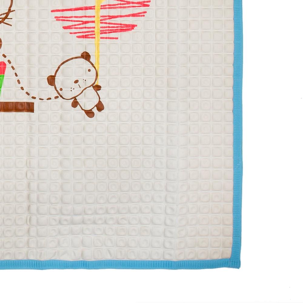 Animal Chu Chu Train Blue Air Filled Waterproof Massage Mat - Baby Moo