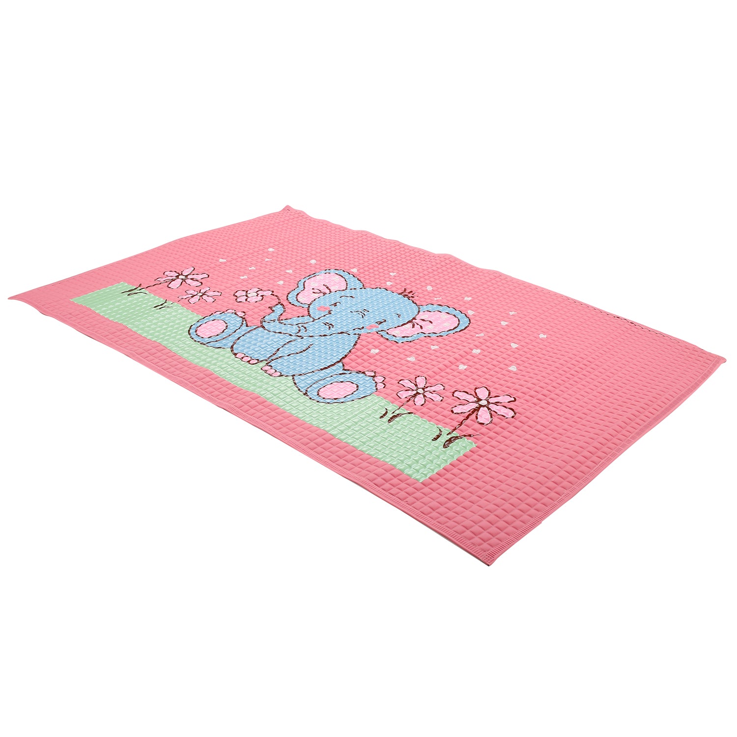 Elephant Pink And Blue Massage Mat - Baby Moo