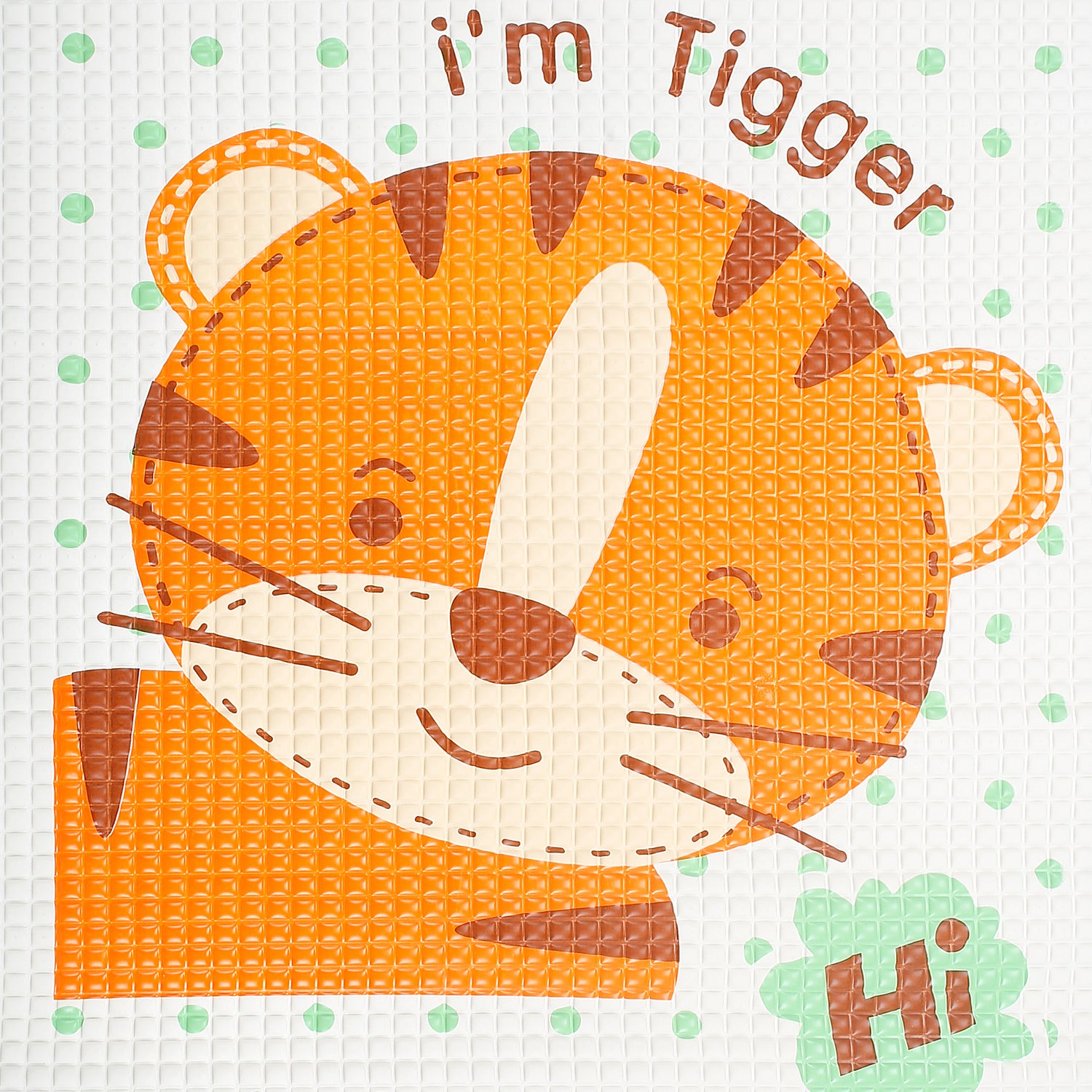 Brave Tiger White And Orange Massage Mat - Baby Moo