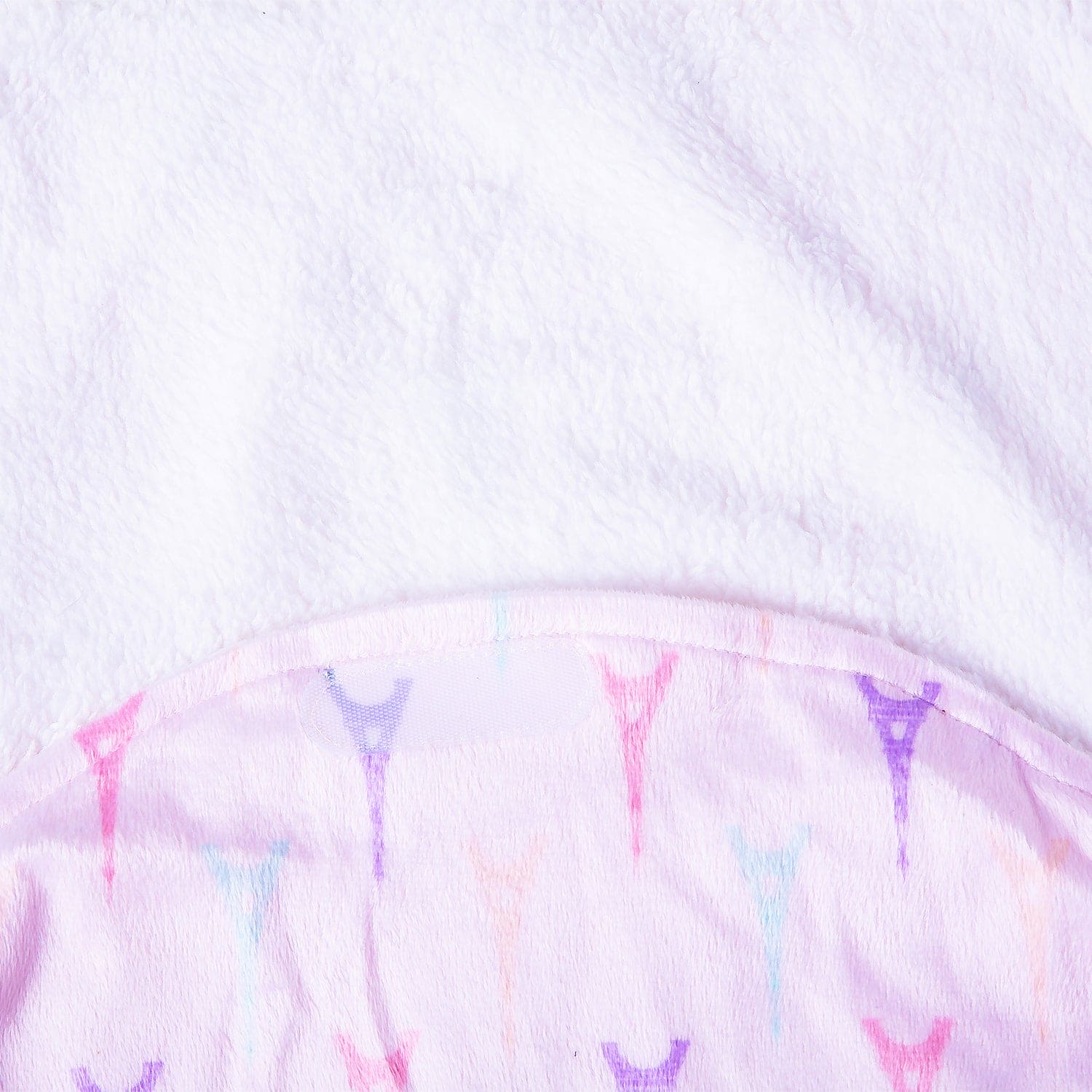 White Fur Swaddle - Baby Moo