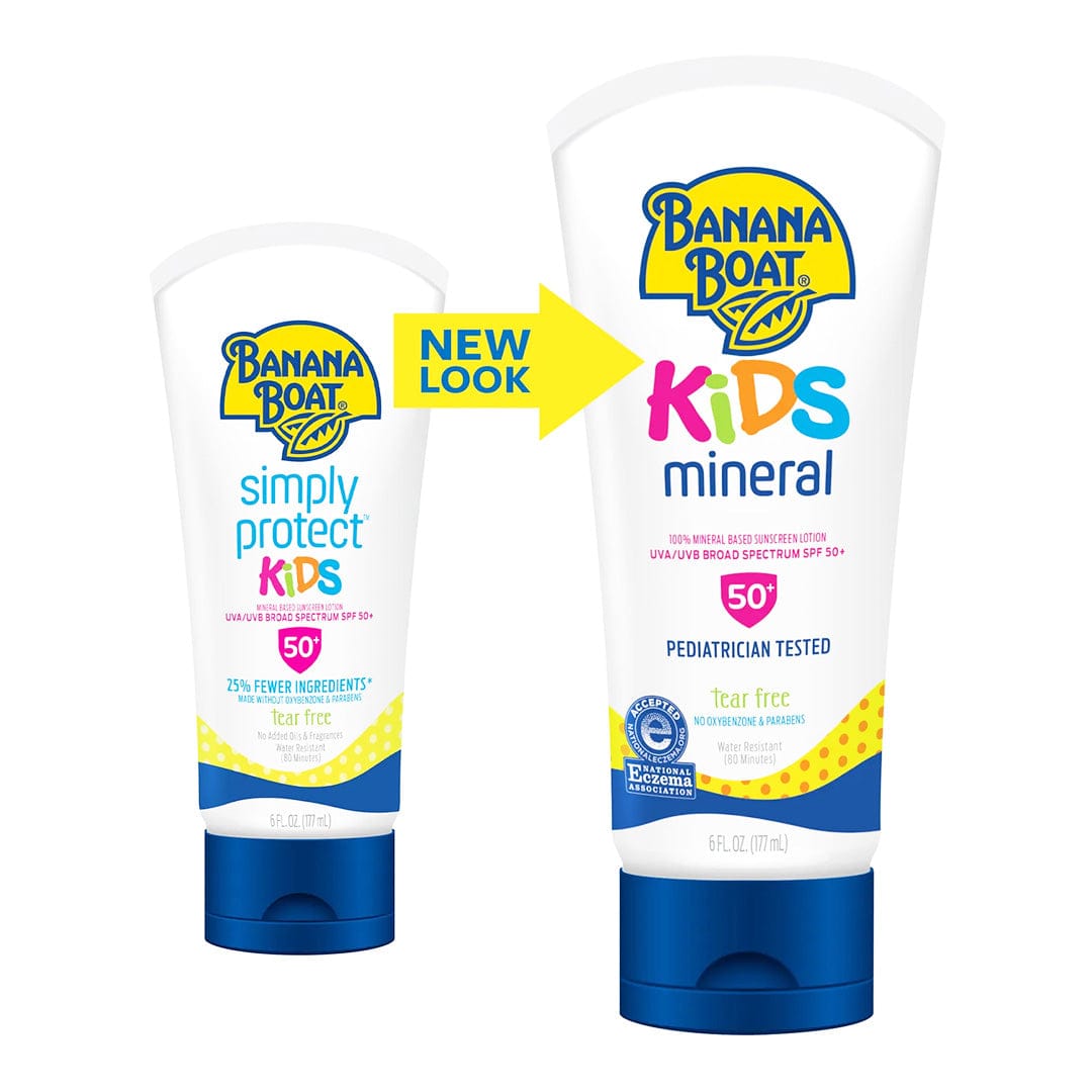 Banana Boat Kids Sensitive Mineral Based Sunscreen Lotion SPF 50+ - 90 ml - Baby Moo