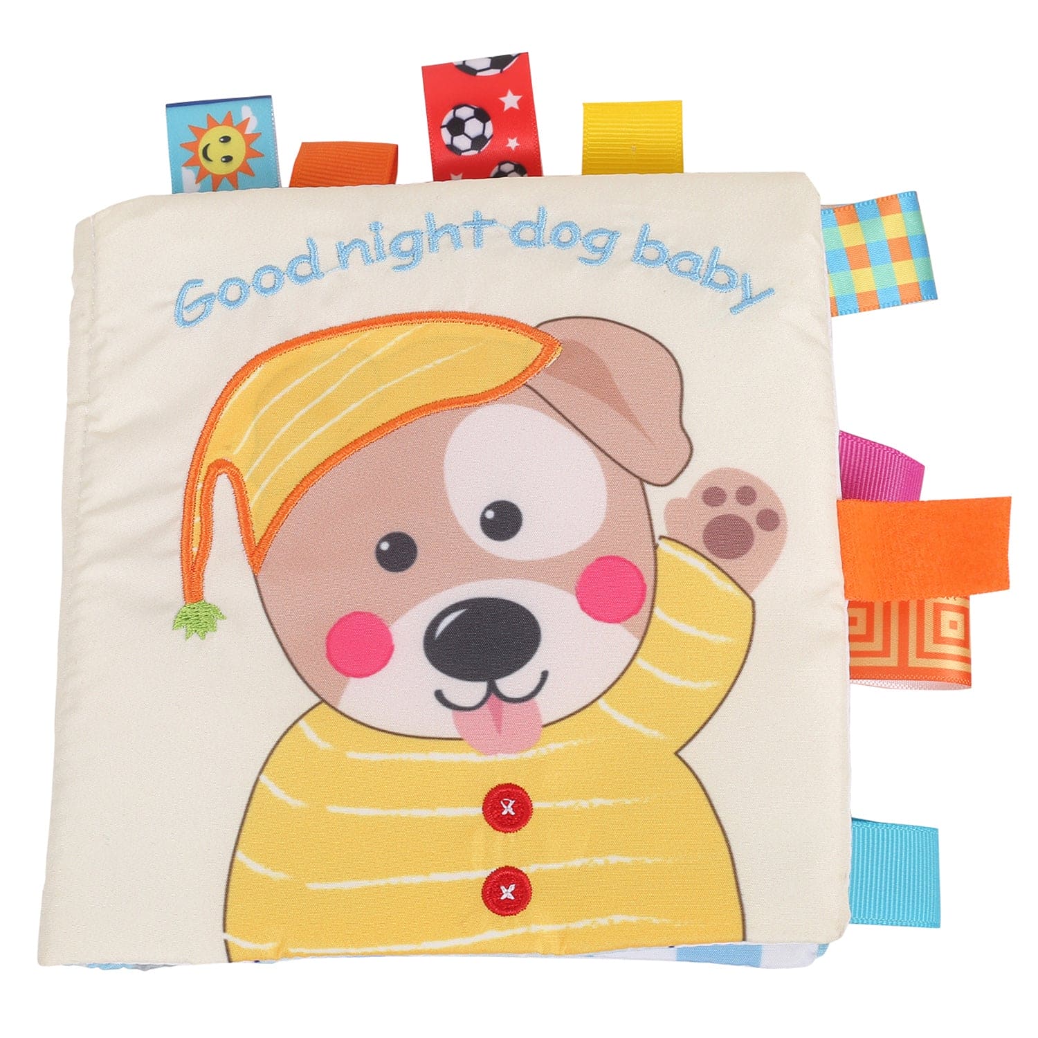 Learning with Puppy Multicolour Activity Cloth Book - Baby Moo