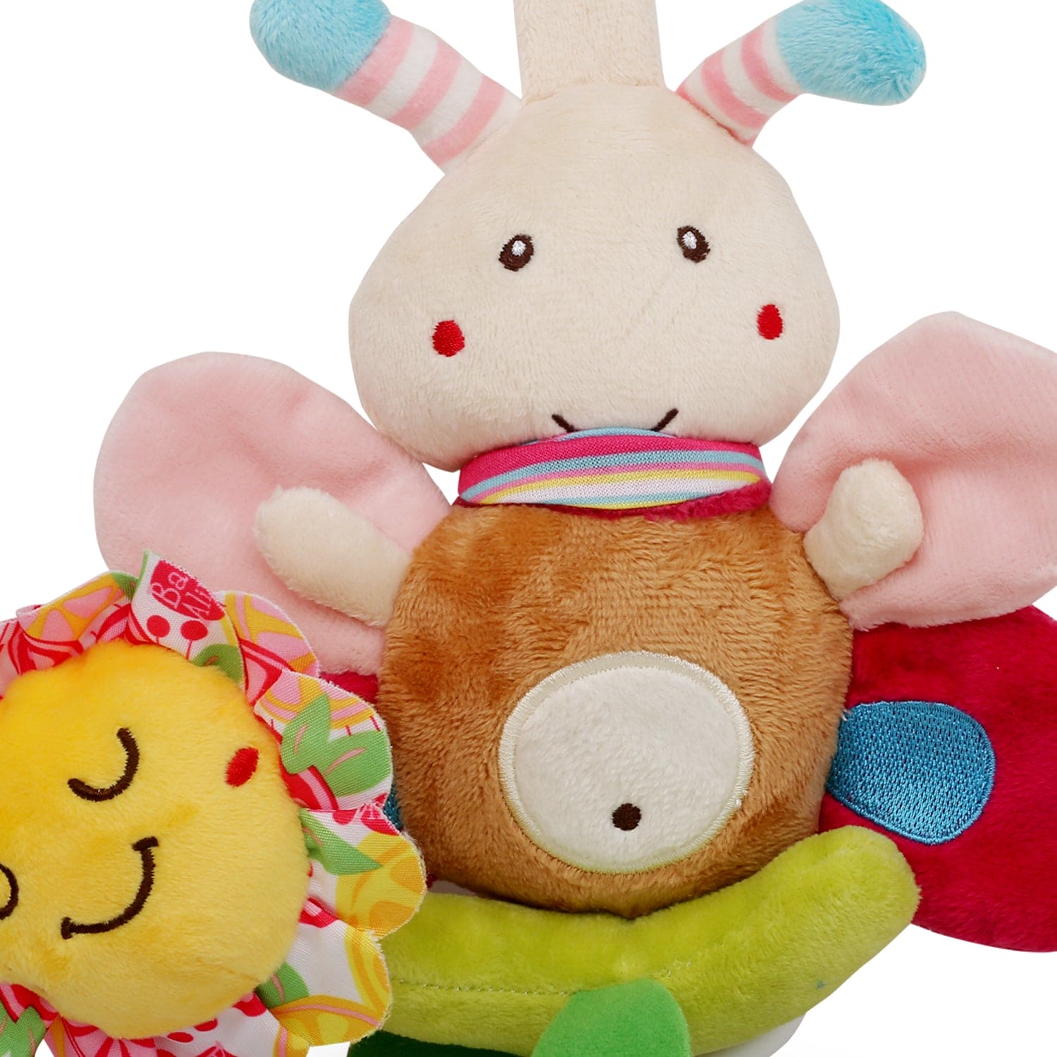 Bee Multicolour Hanging Pulling Toy - Baby Moo