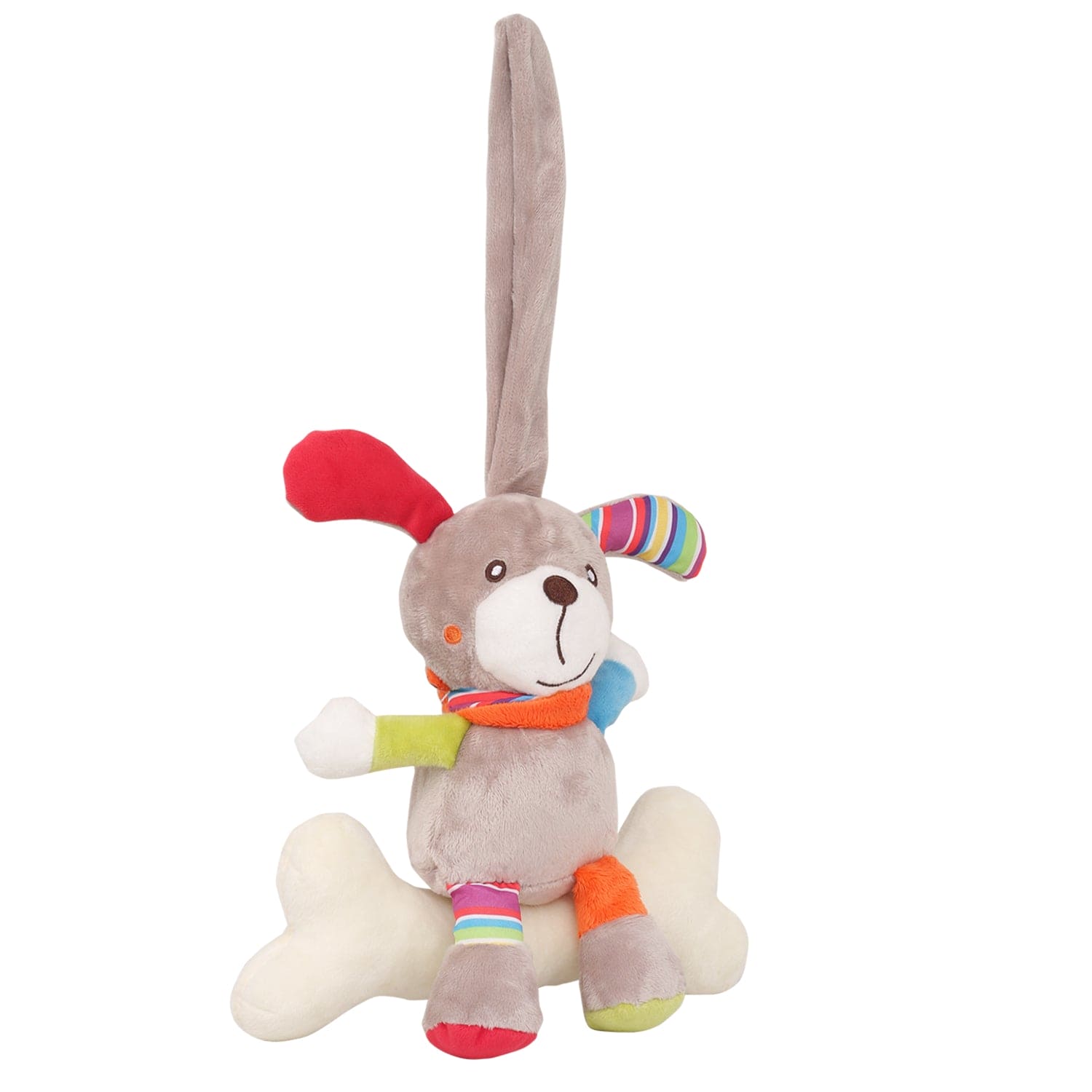 Dog Grey Hanging Pulling Toy - Baby Moo