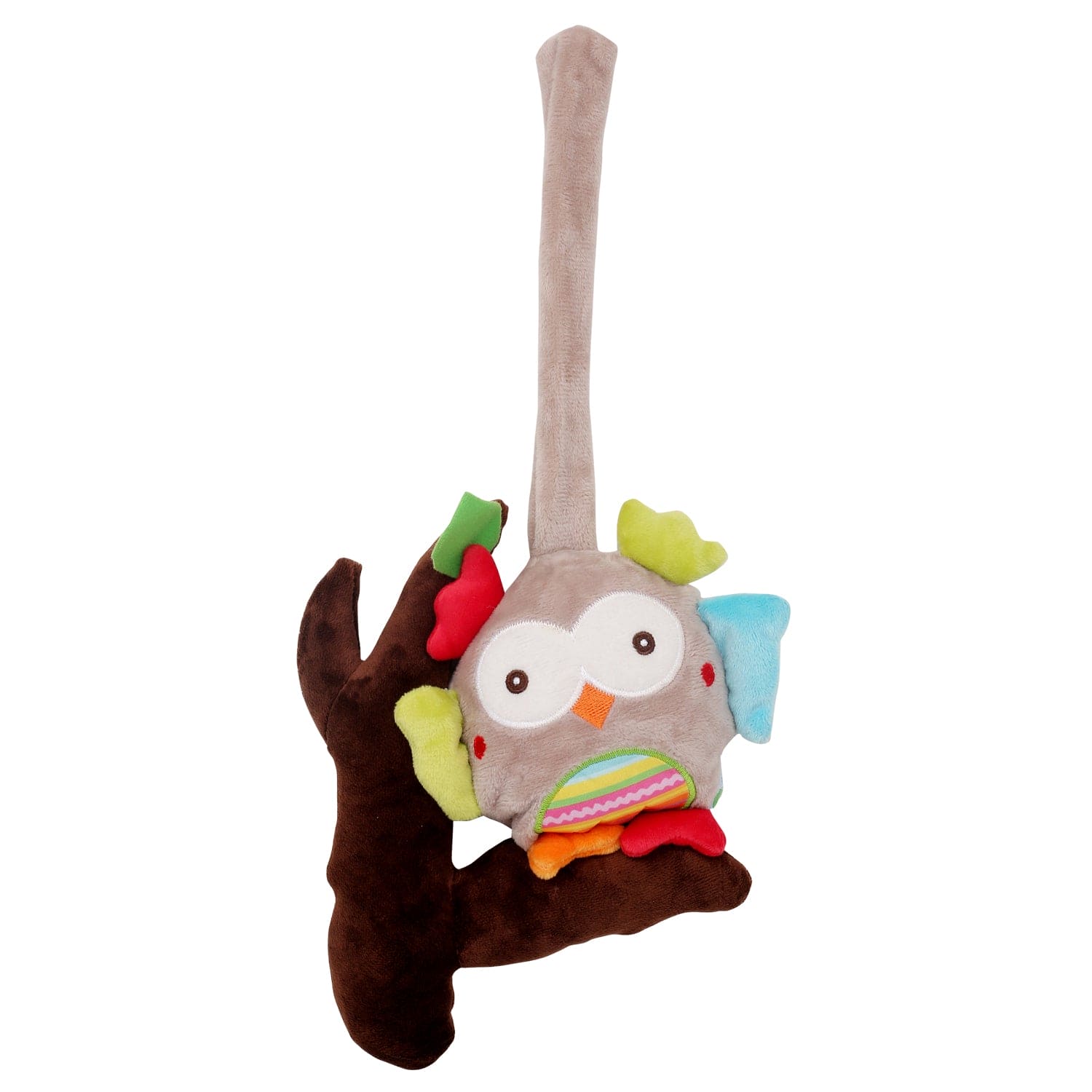 Owl Grey Hanging Pulling Toy - Baby Moo