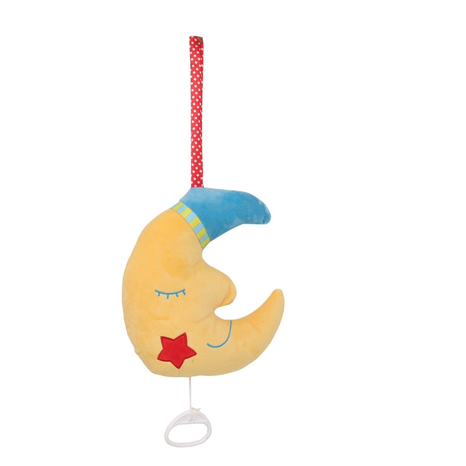 Moon Yellow Hanging Pulling Toy - Baby Moo