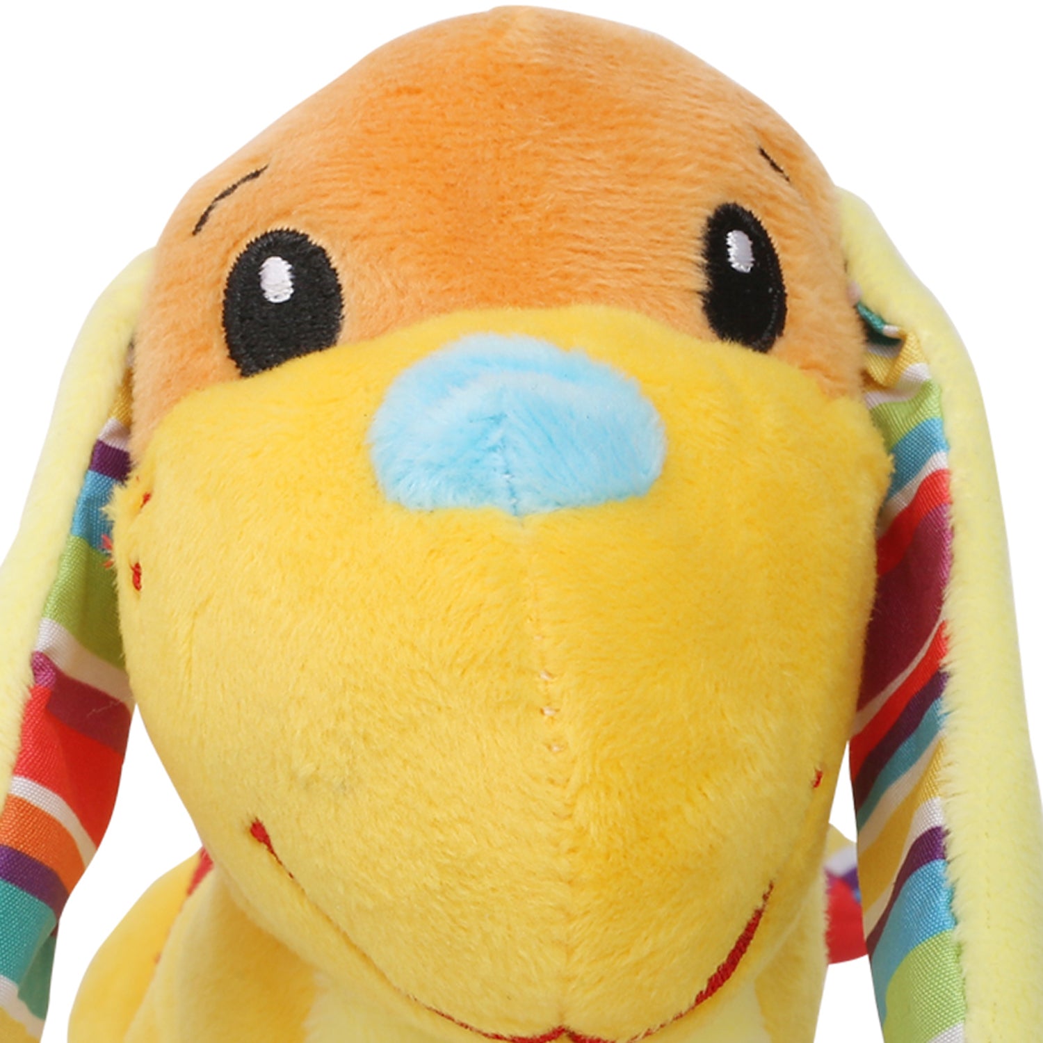 Puppy Yellow Soft Rattle Toy - Baby Moo