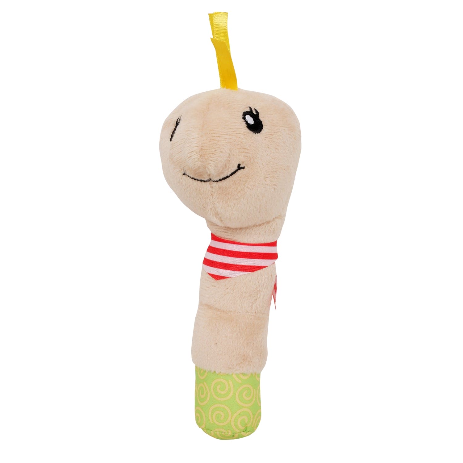 Tortoise Cream Handheld Rattle - Baby Moo