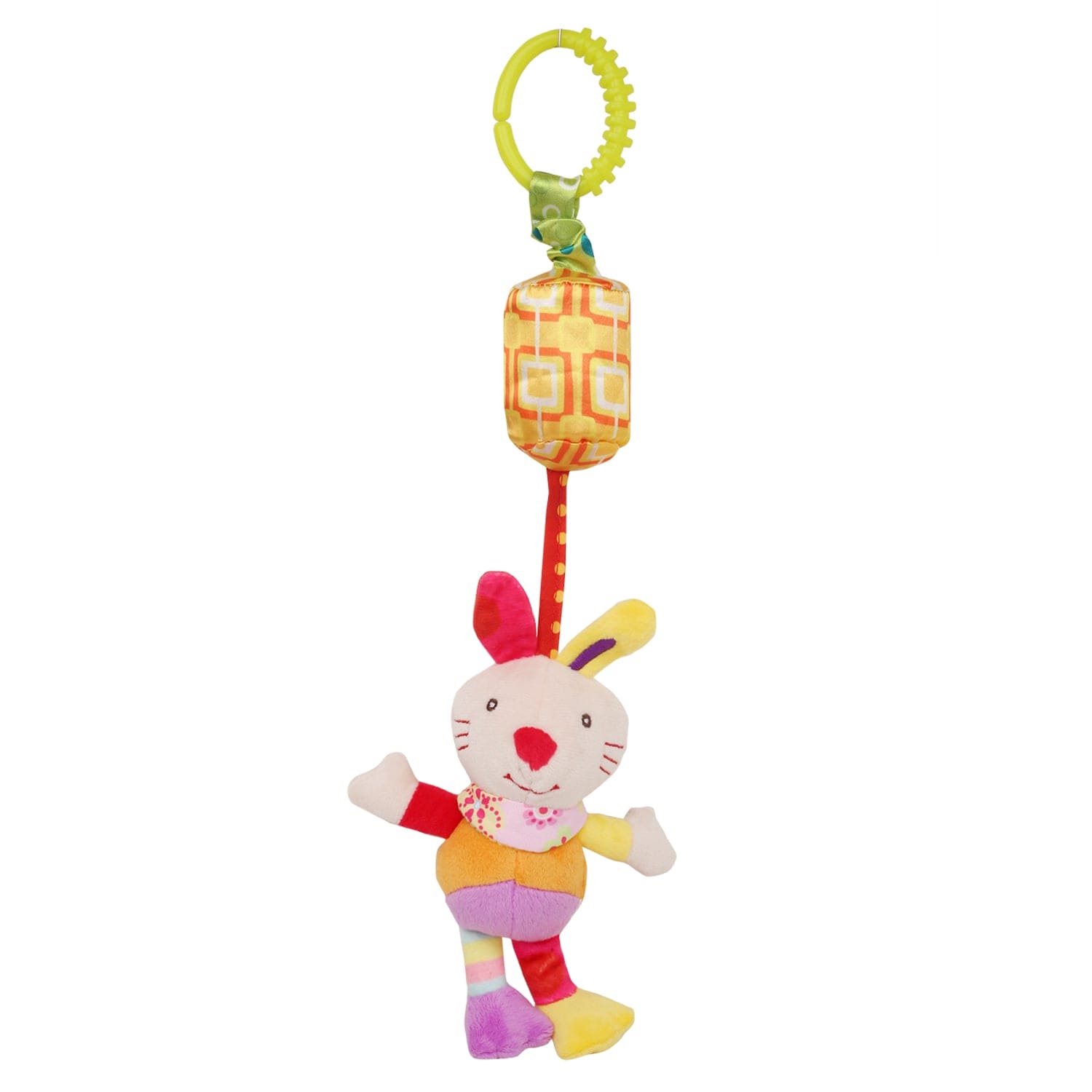 Rabbit Multicolour Wind Chime Hanging Toy - Baby Moo