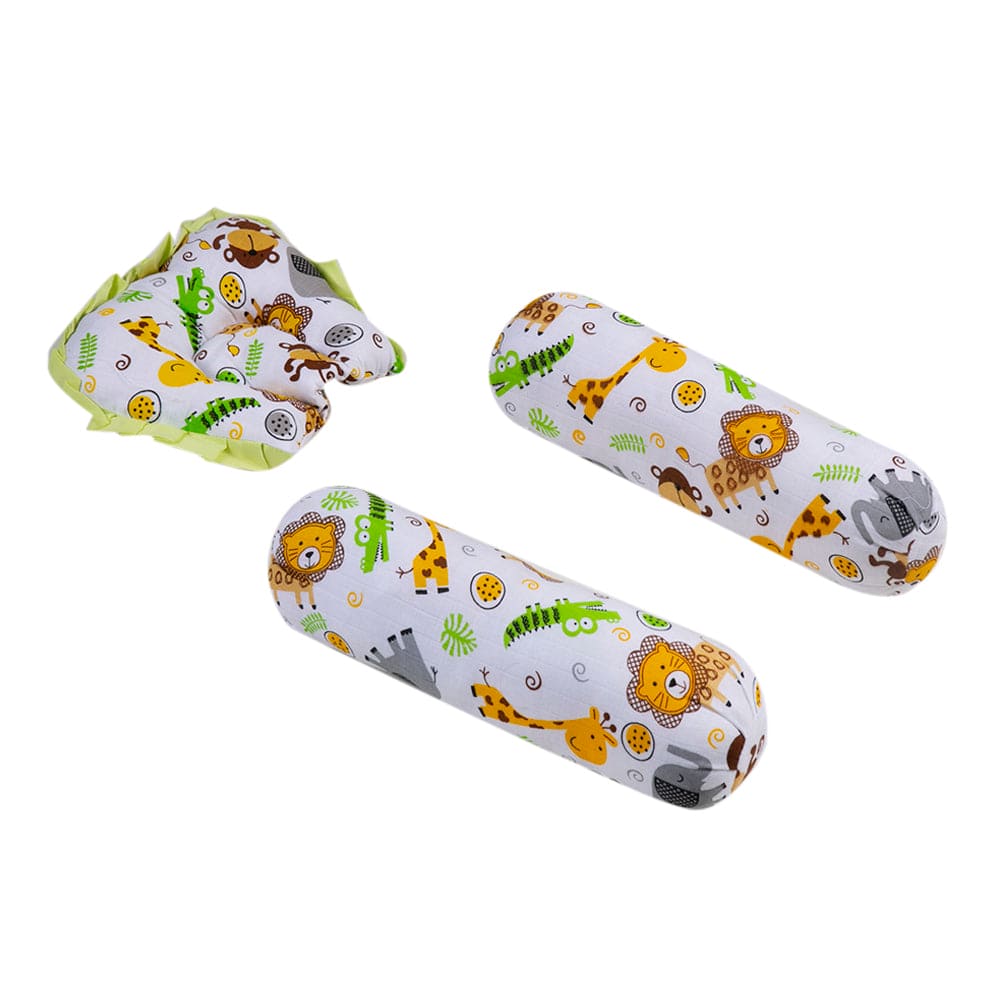 Fun In The Jungle Multicolour Muslin Mattress Set - Baby Moo