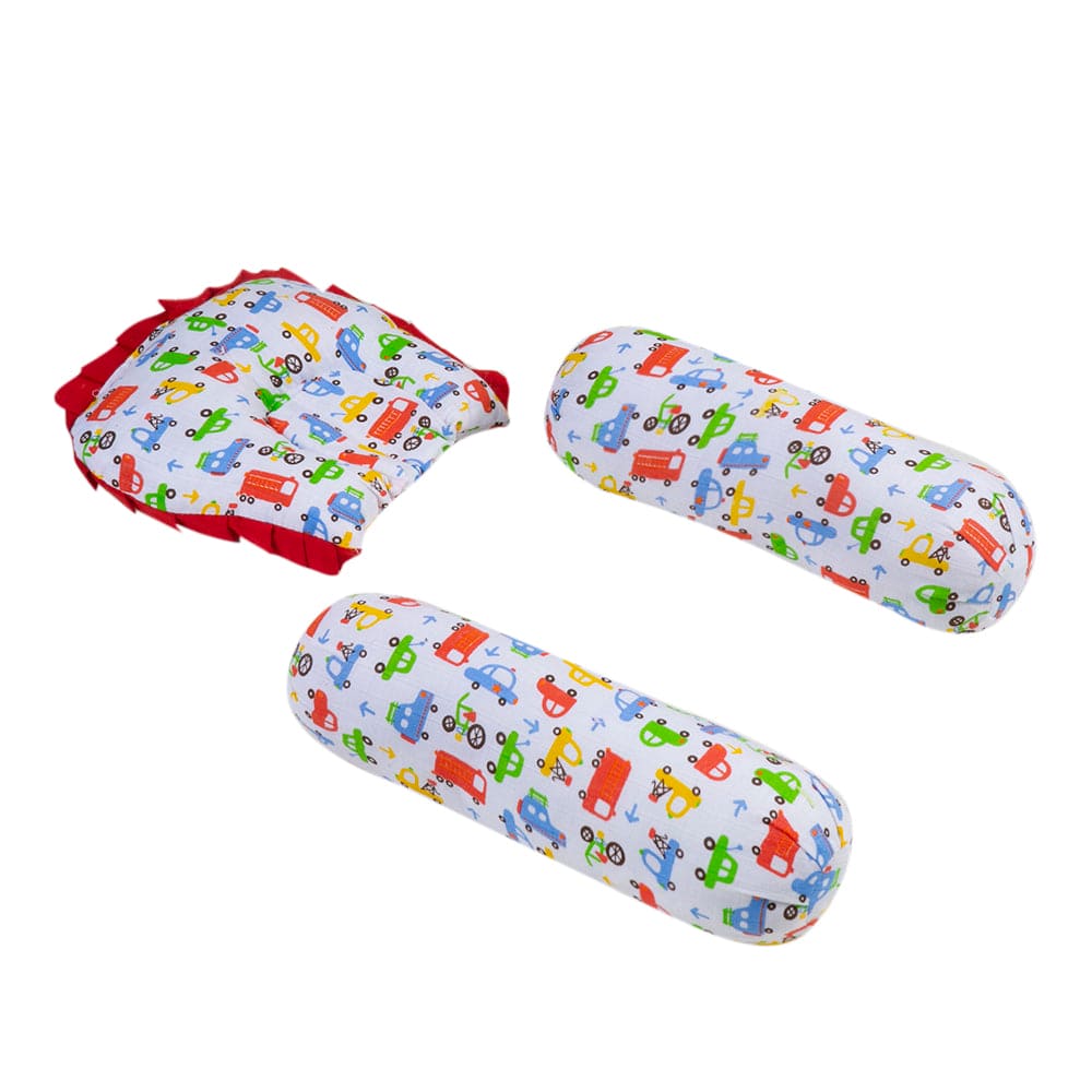 Traffic Jam Multicolour Muslin Mattress Set - Baby Moo