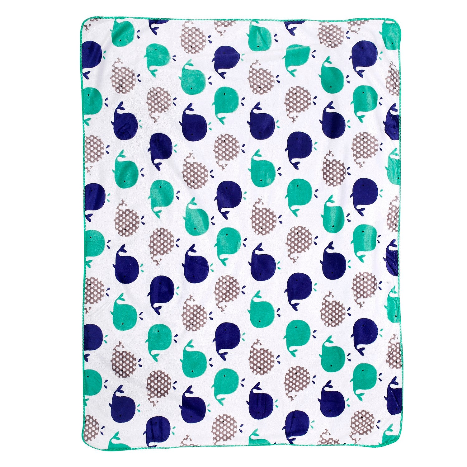 Dolphin Sea Green Blanket - Baby Moo