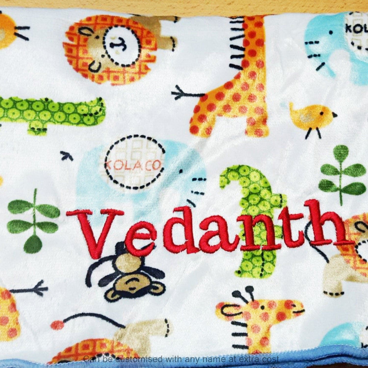 Animal in Jungle Multicolour Blanket - Baby Moo