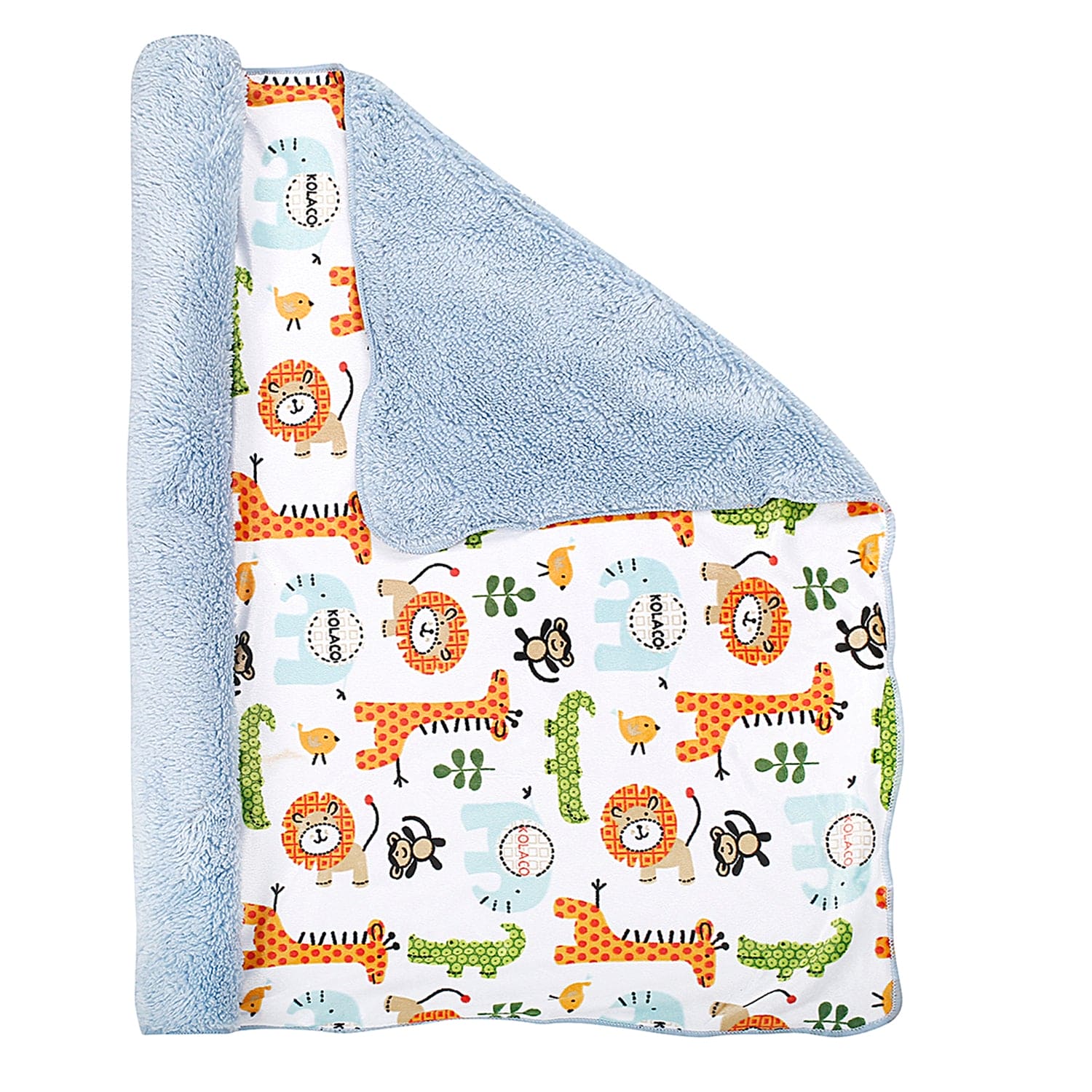 Animal in Jungle Multicolour Blanket - Baby Moo