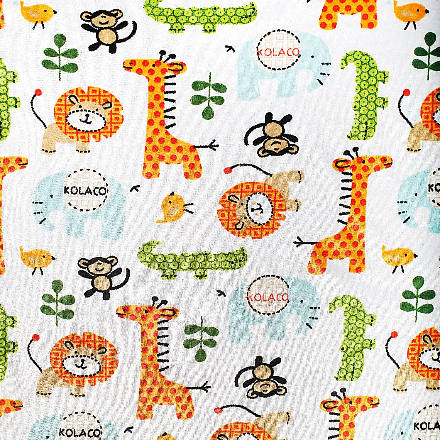 Animal in Jungle Multicolour Blanket - Baby Moo