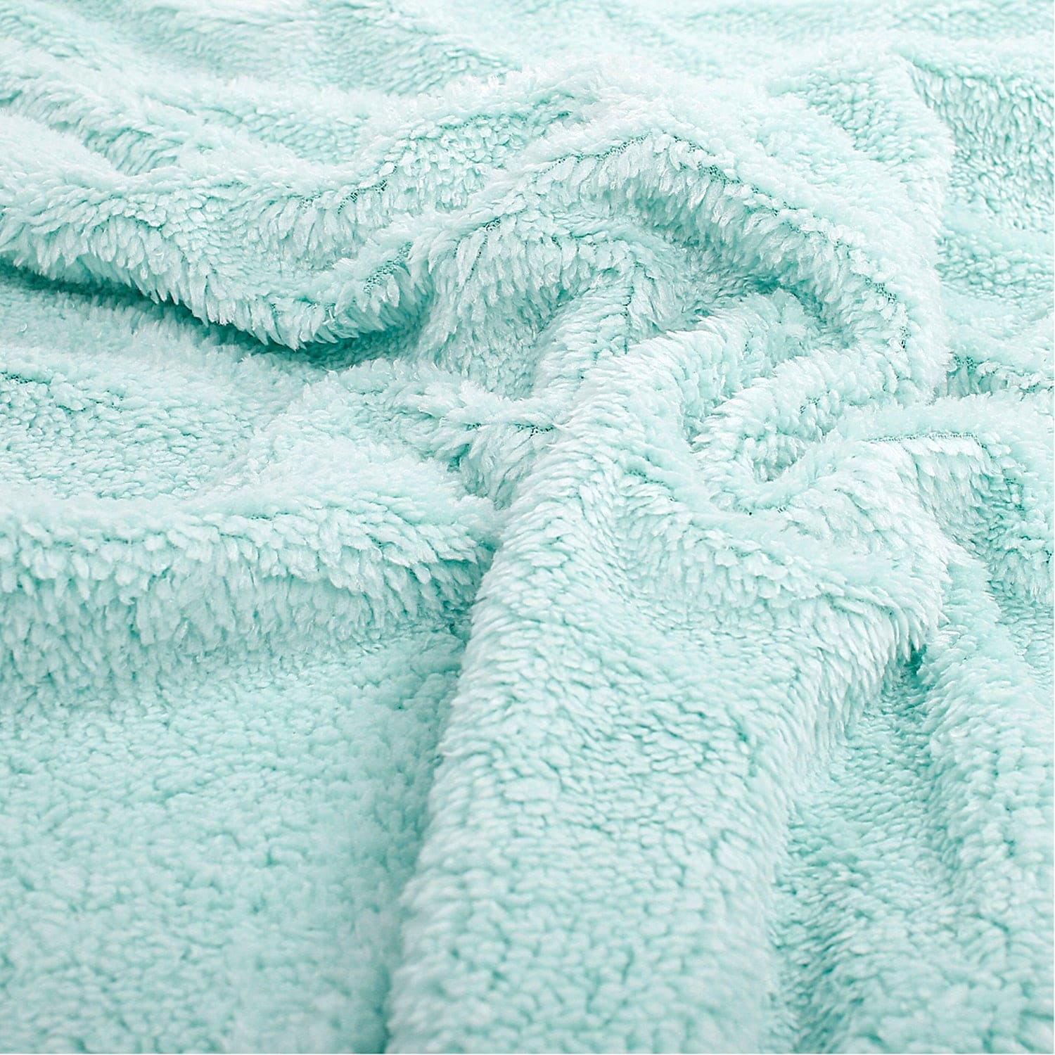 Zebra Aqua Blue Blanket