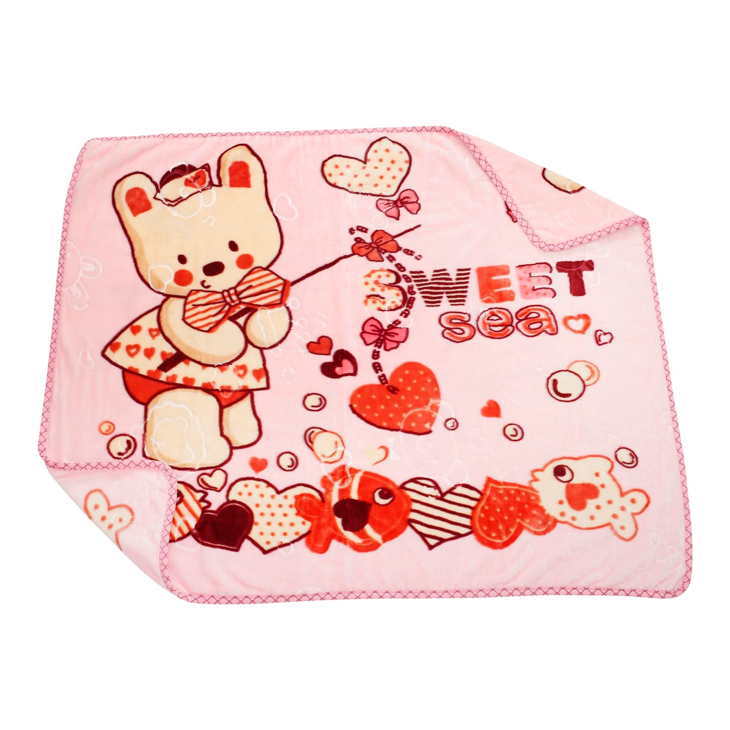 Sweetheart Pink Blanket - Baby Moo