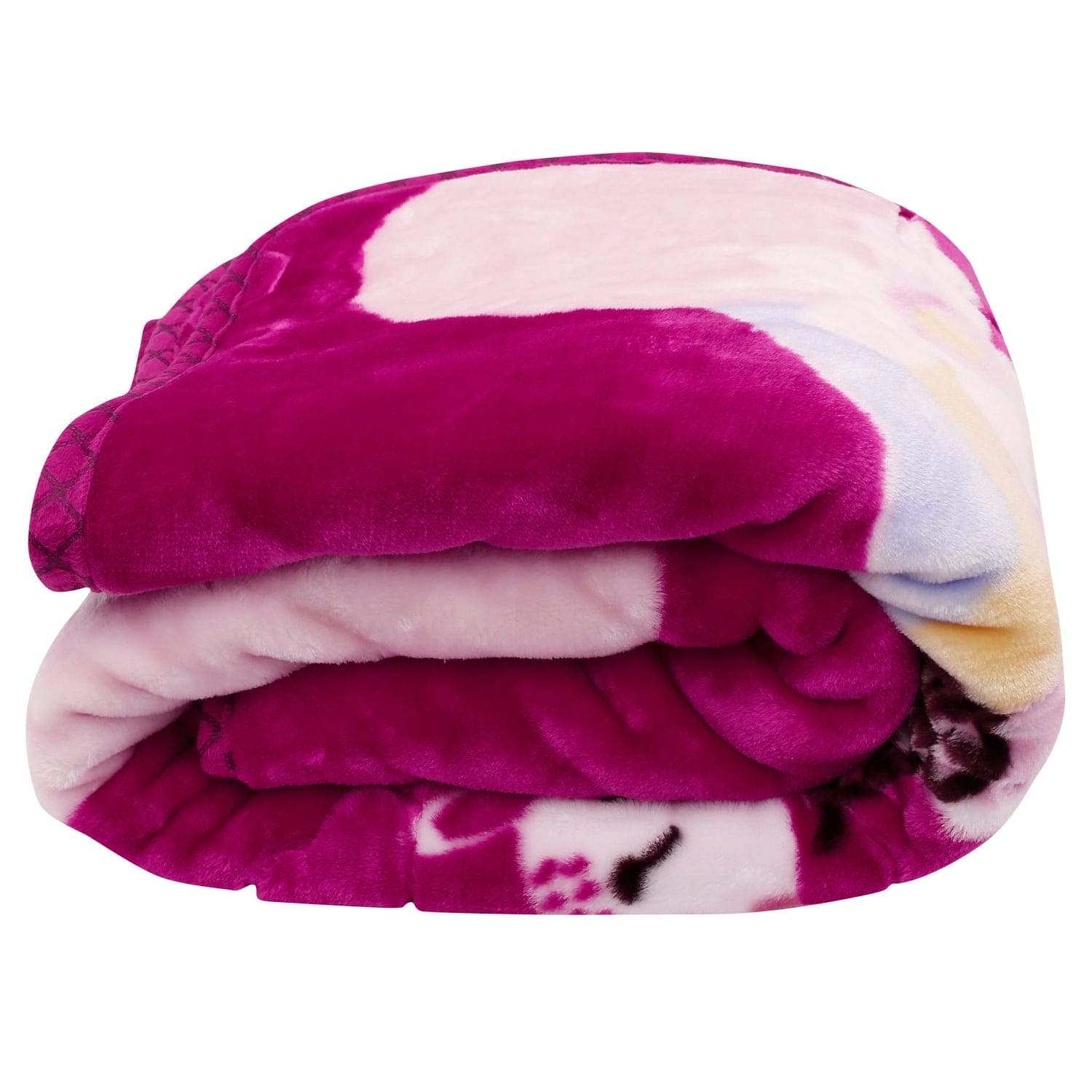 I Love Unicorns And Rainbows Red Blanket - Baby Moo