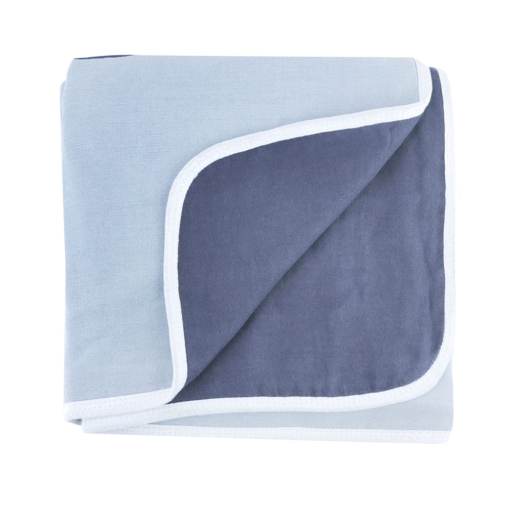 Love Grey Big Baby Medium Muslin Blanket - Baby Moo