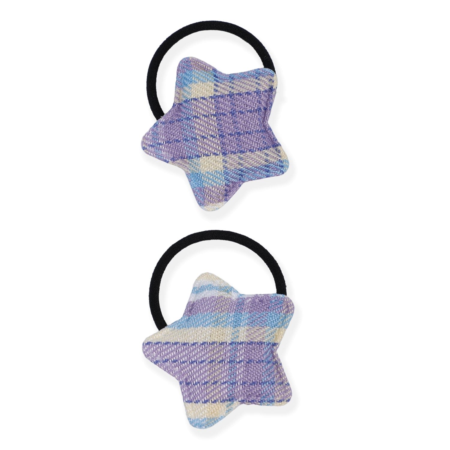 Star Rubber Bands Hair Elastic 2 Pcs - Purple - Baby Moo