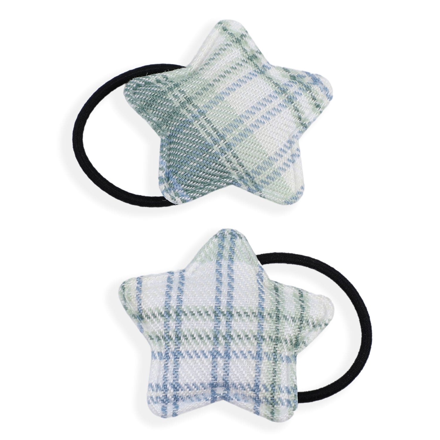 Star Rubber Bands Hair Elastic 2 Pcs - Green - Baby Moo