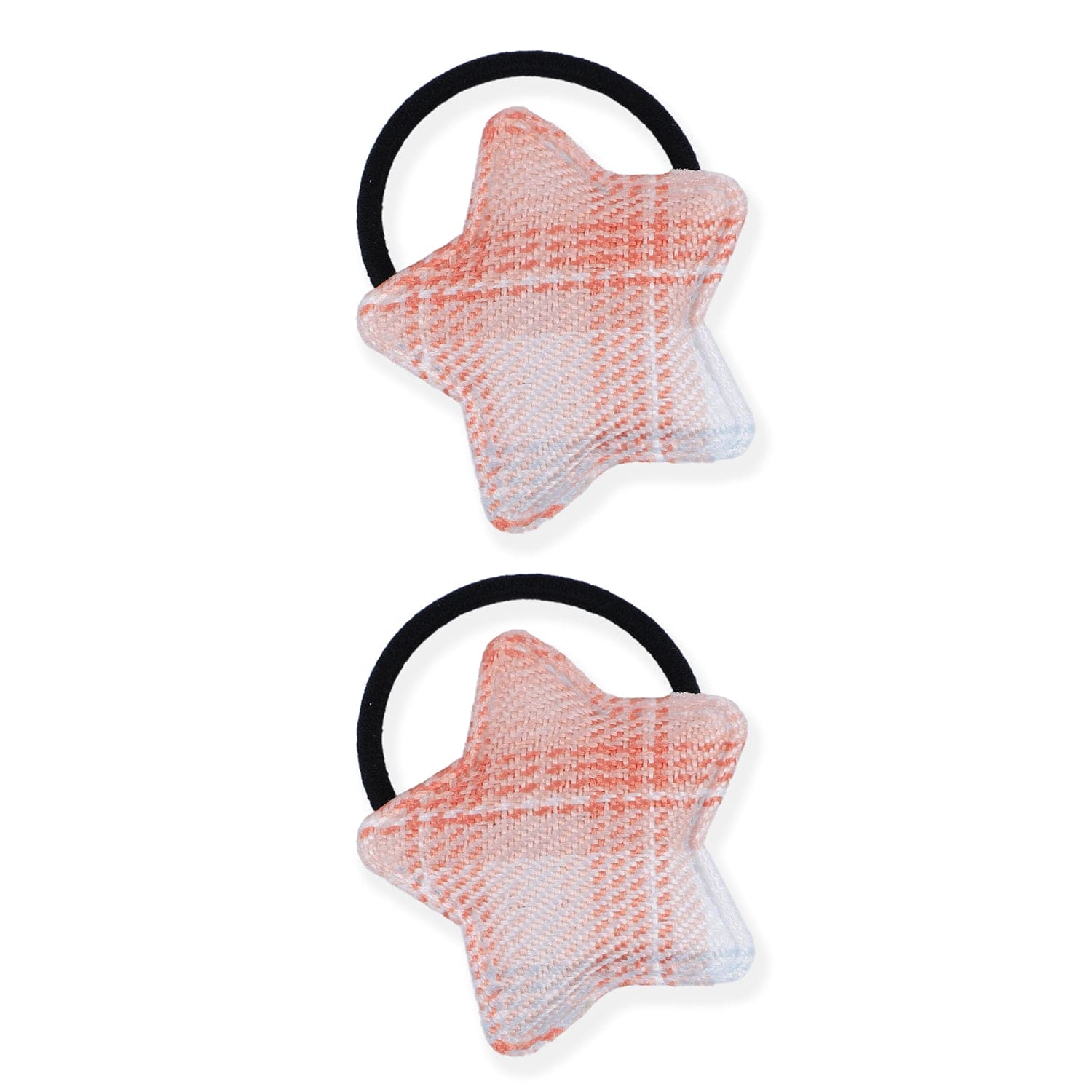 Star Rubber Bands Hair Elastic 2 Pcs - Peach - Baby Moo