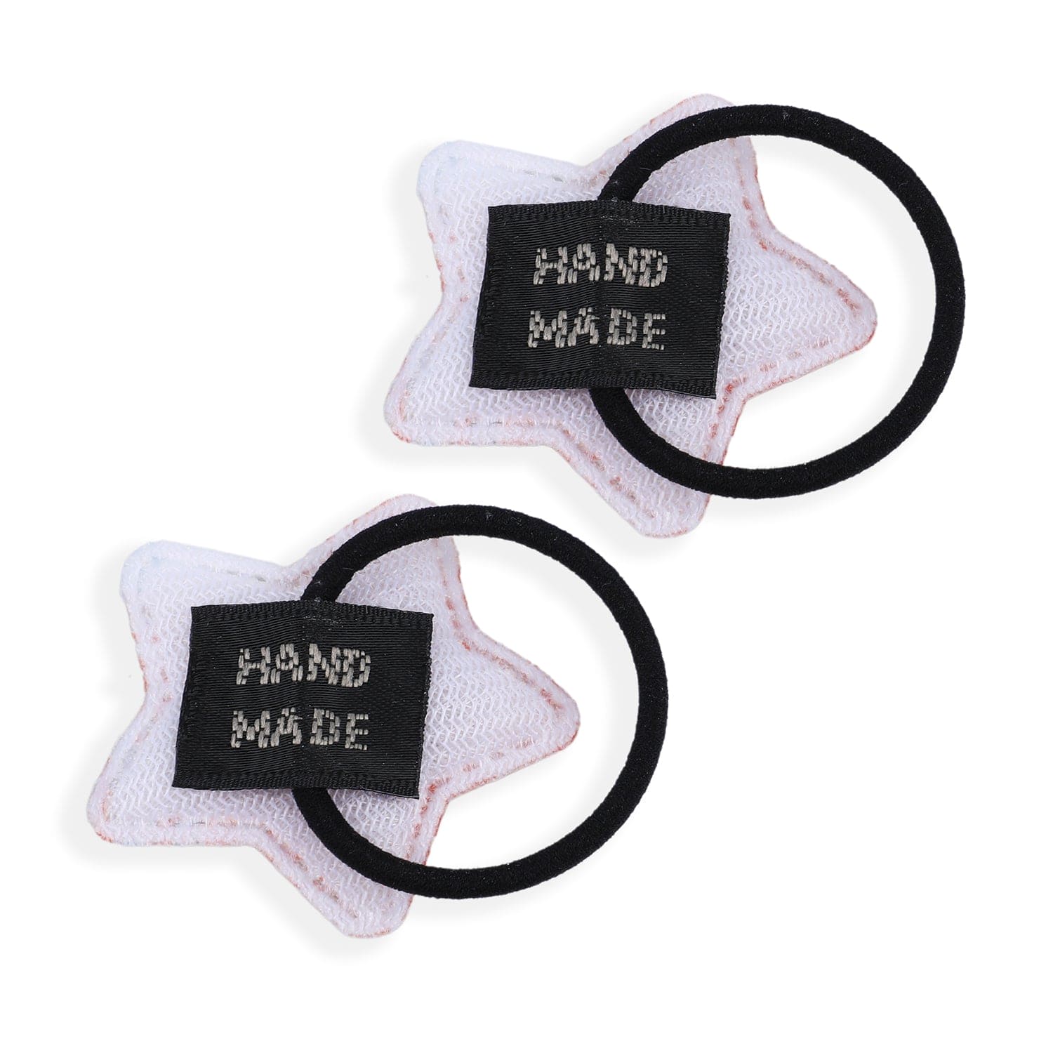 Star Rubber Bands Hair Elastic 2 Pcs - Peach - Baby Moo